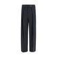 Gray Polyester Dress Pants