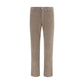 Beige Cotton Chino Pants