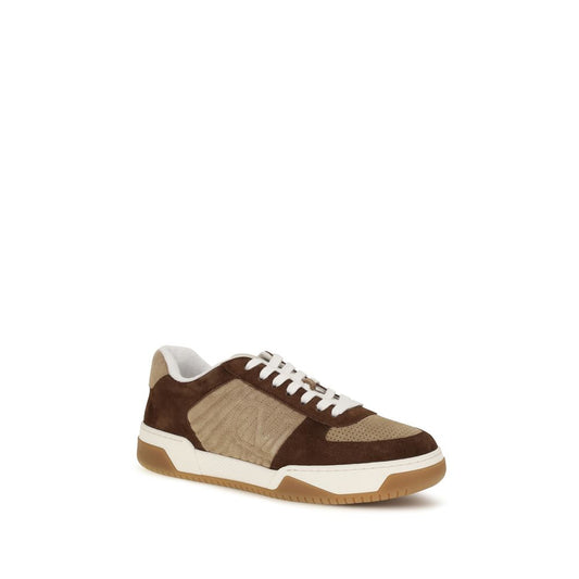 Brown Napa Leather / Calf Bos Taurus Low Top Sneakers