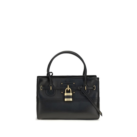 Black Buffalo Leather Handbag