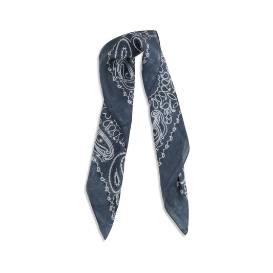 Blue Silk Scarf