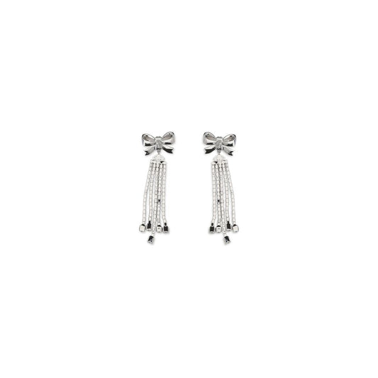 Silver Brass Earrings