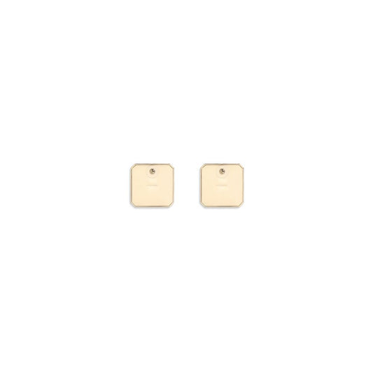 Gold Brass Earrings
