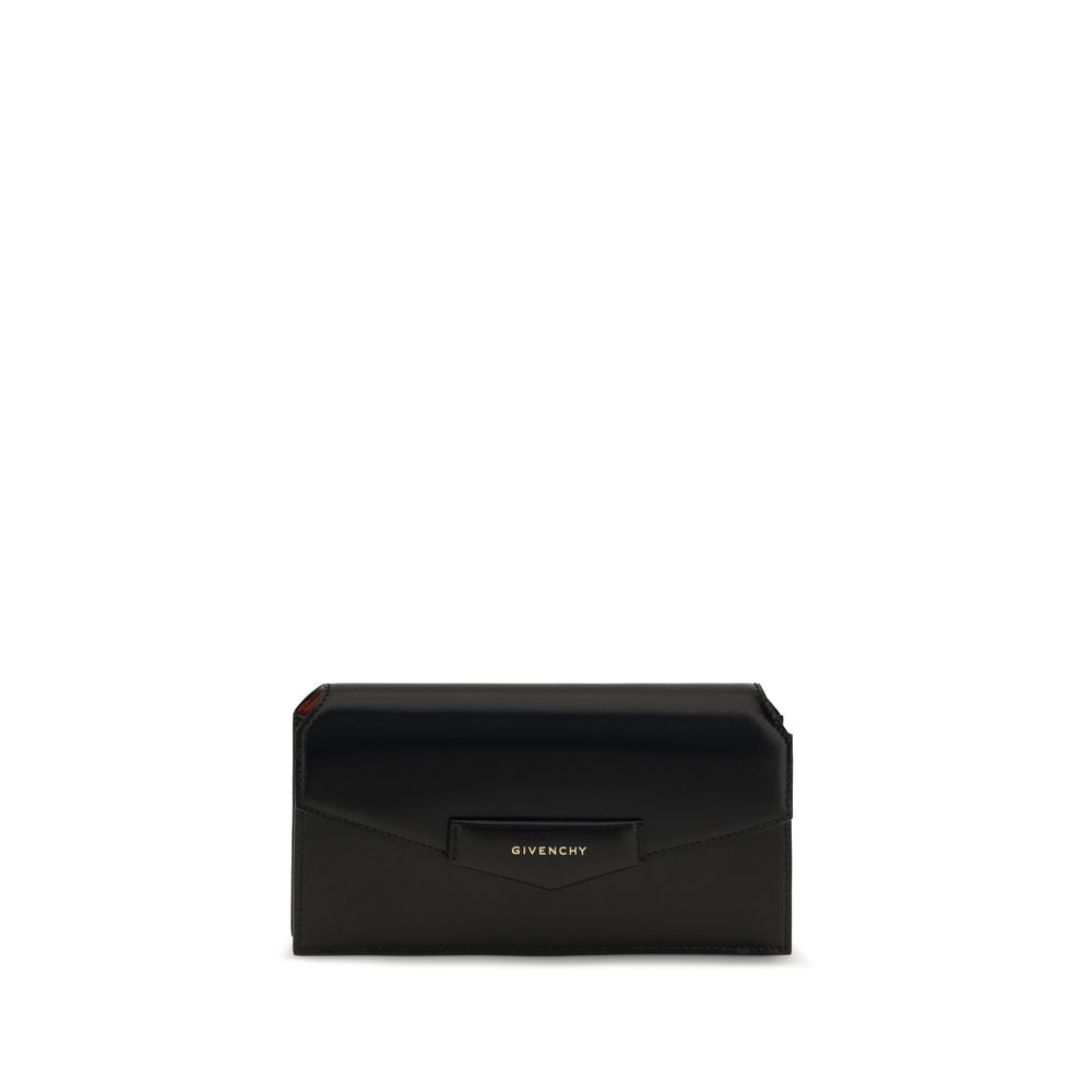 Black Calf Leather Bos Taurus Clutch Bag