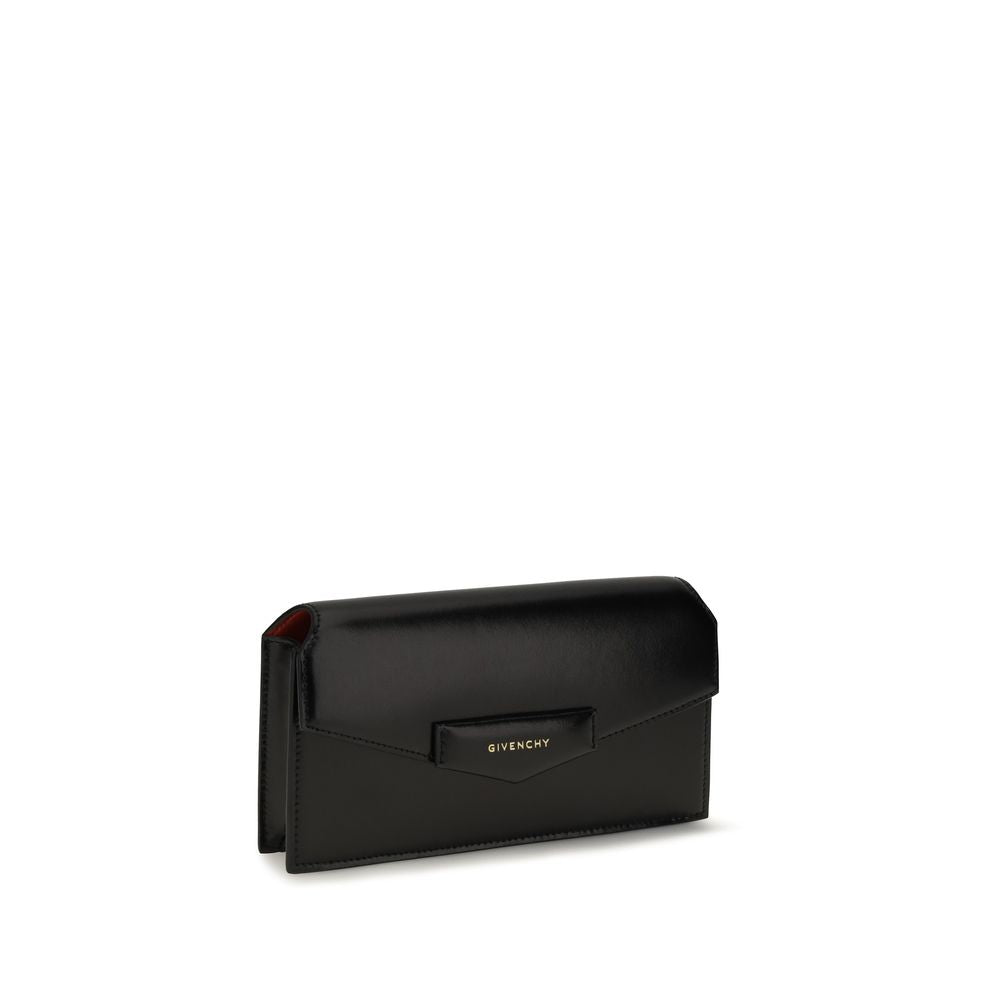 Black Calf Leather Bos Taurus Clutch Bag