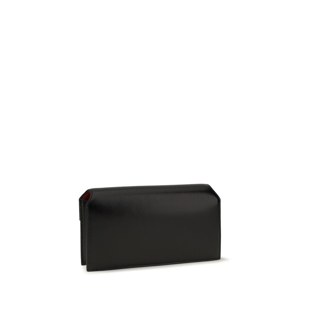 Black Calf Leather Bos Taurus Clutch Bag