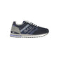 Blue Polyurethane Mens Sneaker