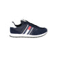Blue Polyester Men's Sneaker