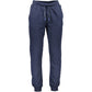 Blue Cotton Men's Trousers