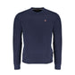 Blue Cotton Men Sweater