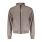 Brown Polyester Men's Jacket