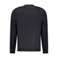 Black Cotton Men Sweater
