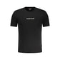 Black Cotton Men T-Shirt