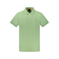 Green Cotton Men's Polo