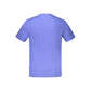 Blue Cotton Men's T-Shirt