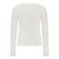 White Cotton Women T-Shirt