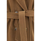 Brown Wool Oves Aries Coat
