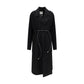 Black Wool Oves Aries Coat