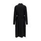 Black Wool Oves Aries Coat