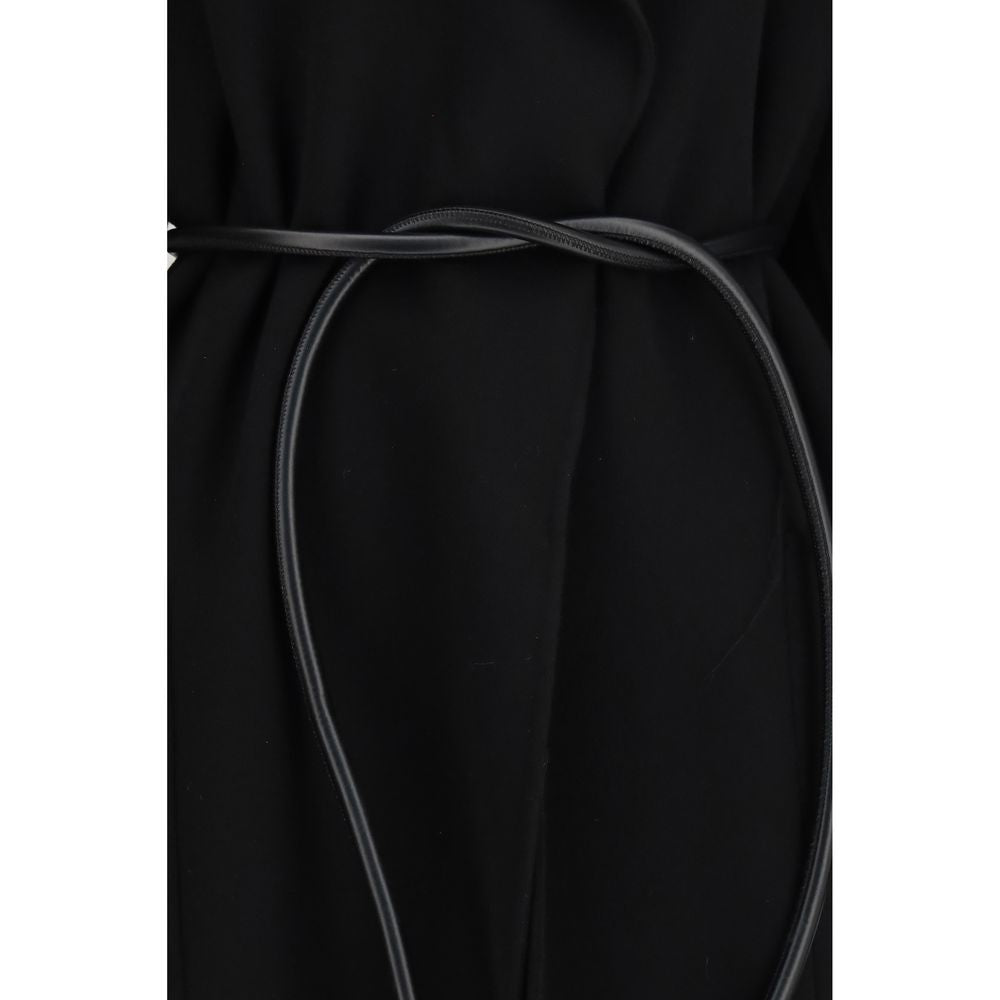 Black Wool Oves Aries Coat