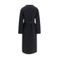 Black Wool Oves Aries Coat