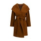 Brown Wool Oves Aries Coat