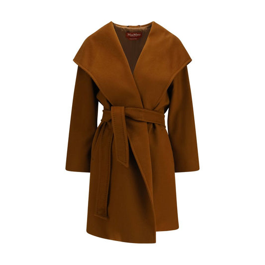 Brown Wool Oves Aries Coat