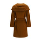 Brown Wool Oves Aries Coat