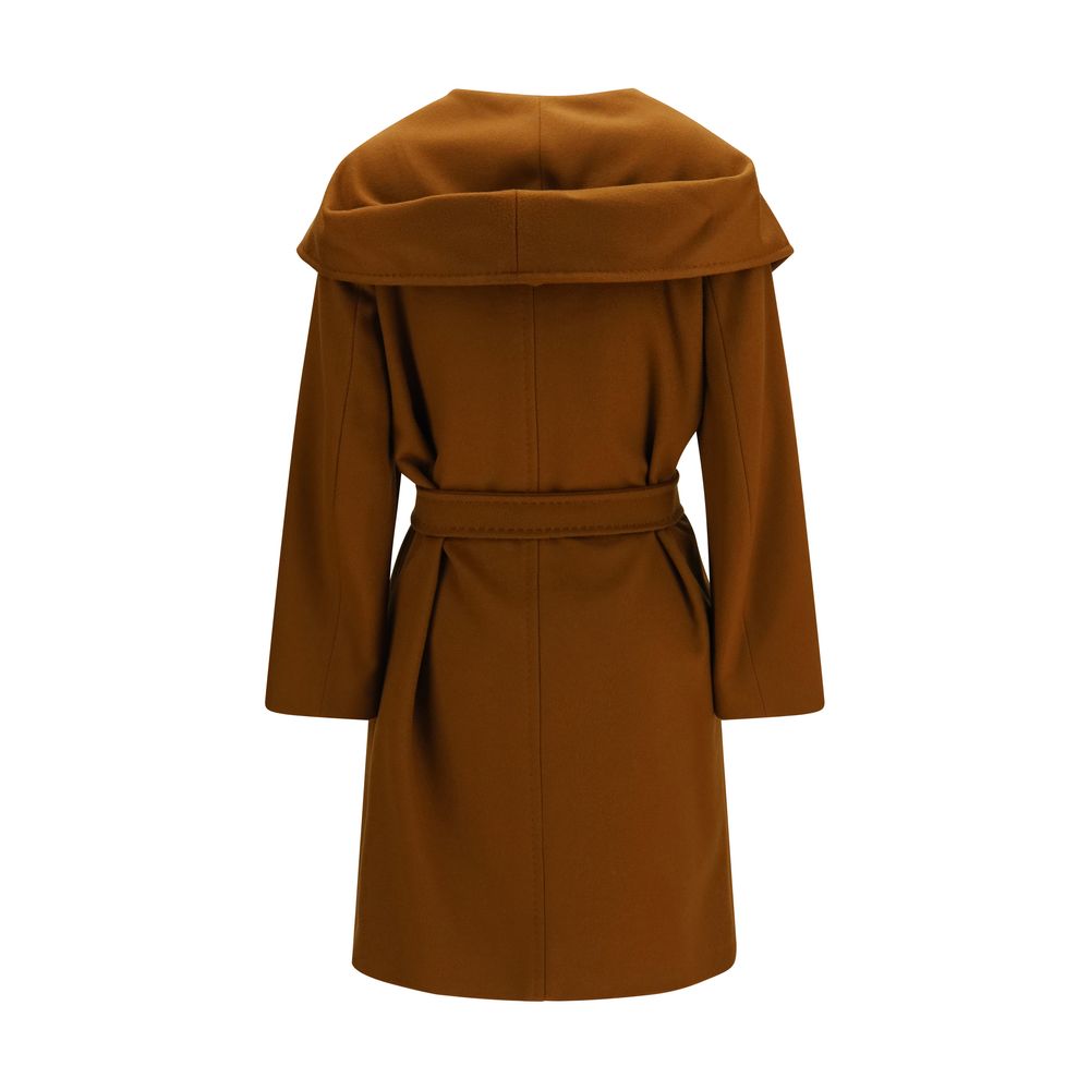 Brown Wool Oves Aries Coat