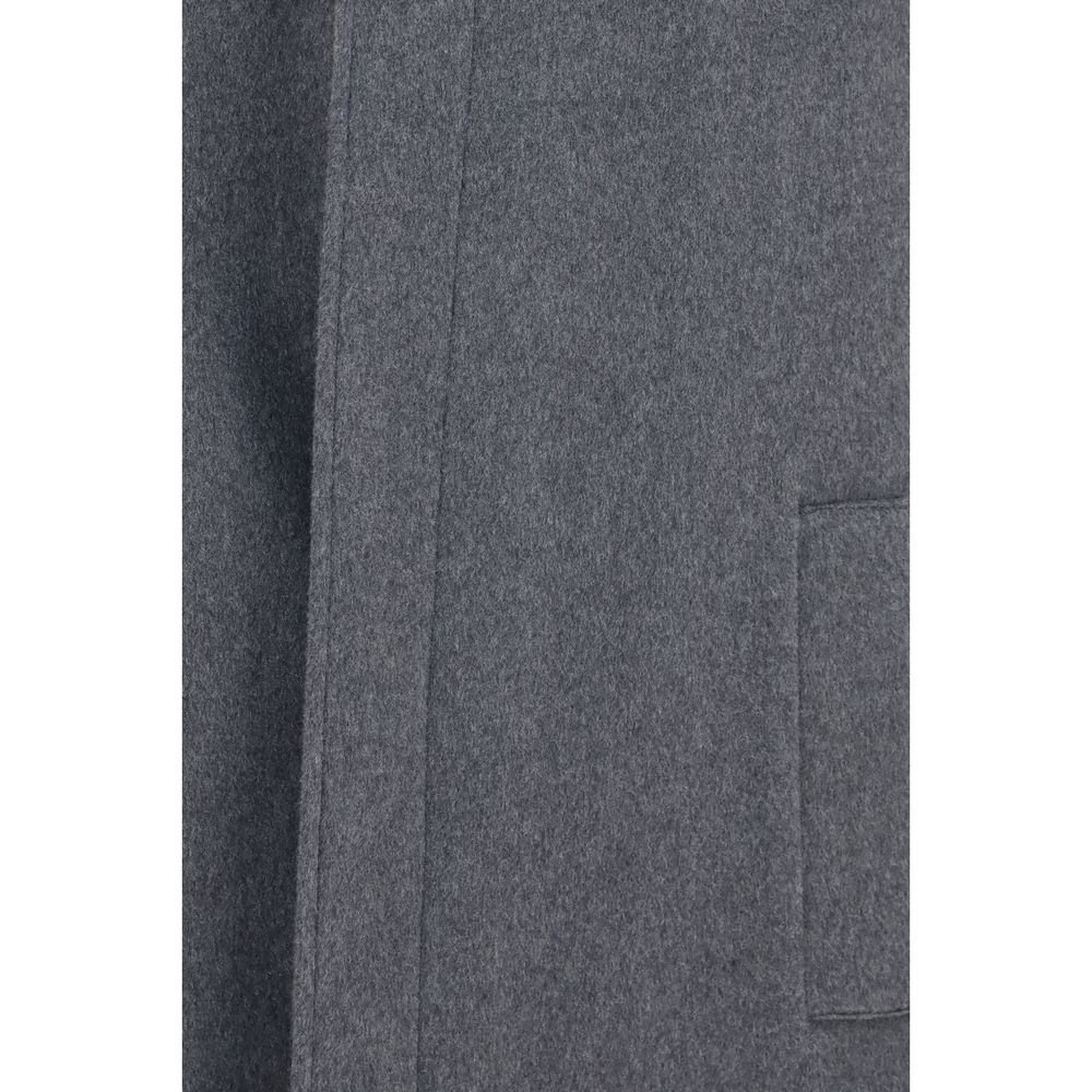 Gray Wool Oves Aries Coat