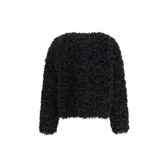 Black Polyester Coat