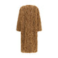 Brown Polyester Coat
