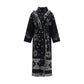 Black Wool Oves Aries Coat