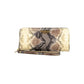 Beige Polyurethane Women's Wallet
