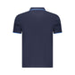 Blue Cotton Men's Polo Shirt