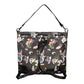 Black Polyurethane Women's Backpack