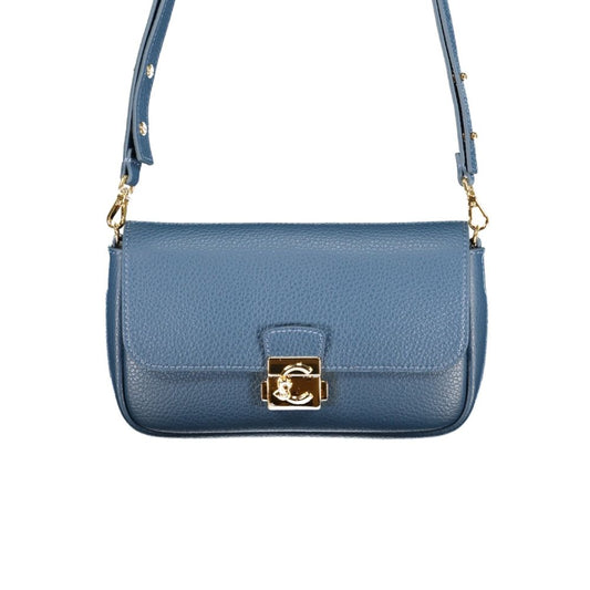 Blue Leather Womens Bag