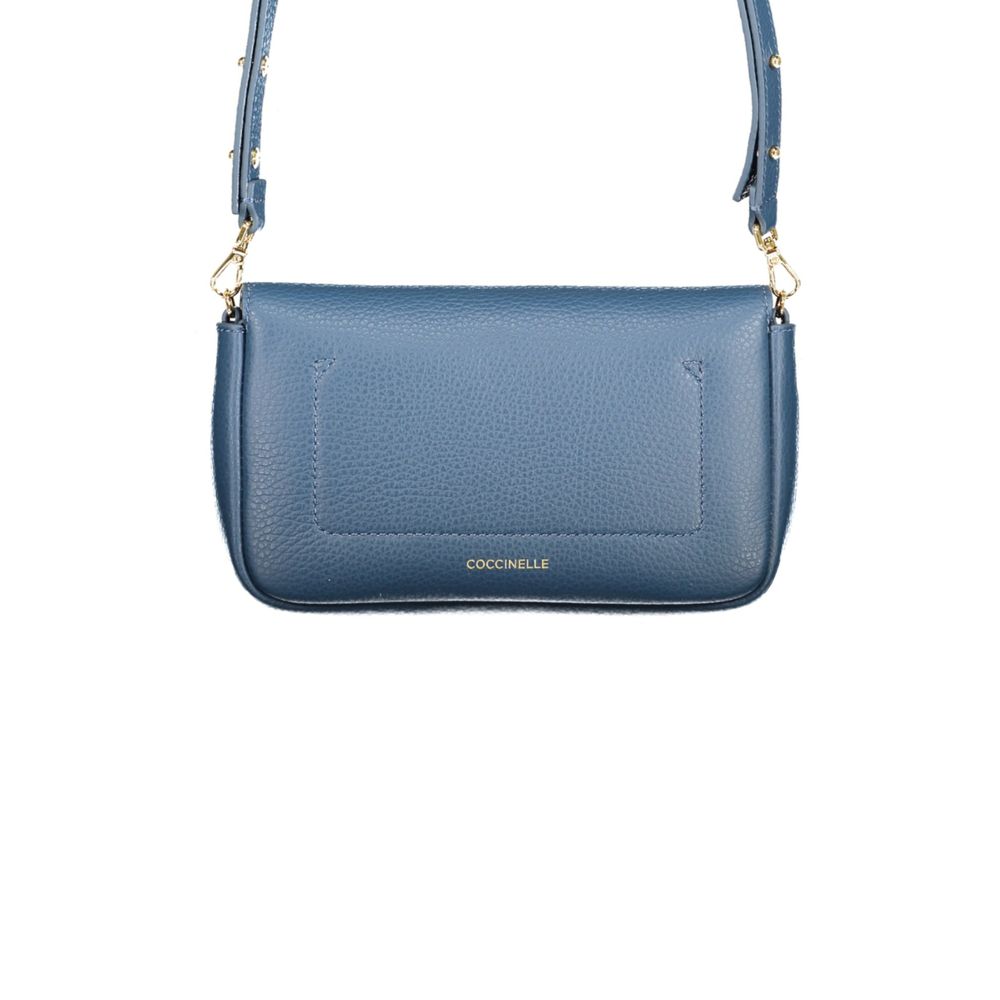 Blue Leather Handbag