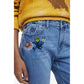Azzurro Cotton Women's Jeans