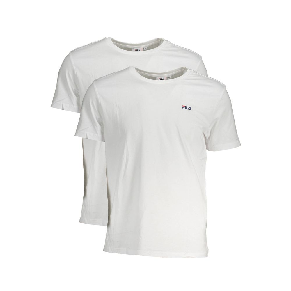 White Cotton Men's T-Shirt