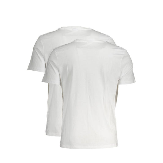 White Cotton Men's T-Shirt