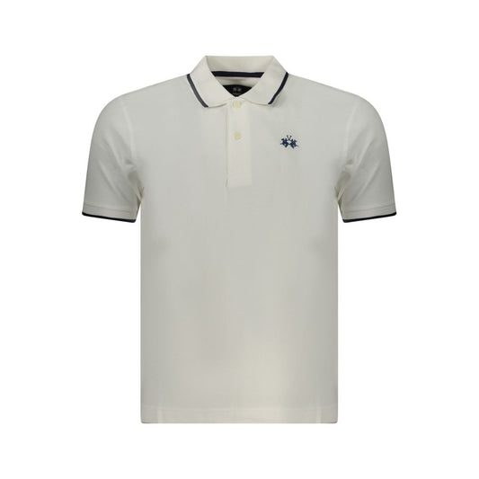White Cotton Men's Polo