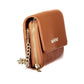 Brown Polyurethane Women's Wallet