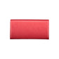 Red Polyurethane Women Wallet