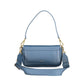 Blue Leather Handbag