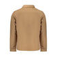 Brown Cotton Full-Length Jacket