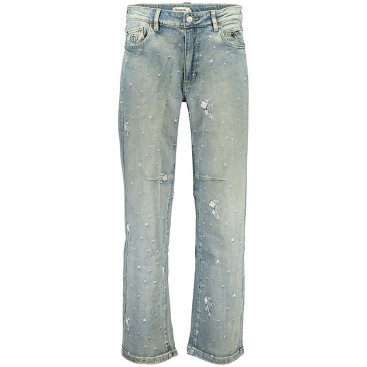 Azzurro Cotton Women's Jeans