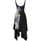 Black Cotton Casual Dress