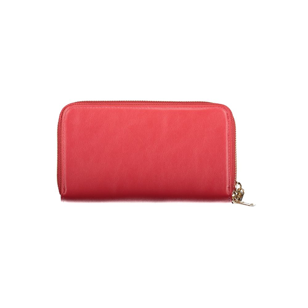 Rosso Polyurethane Donna Wallet