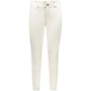 White Cotton Skinny Jeans